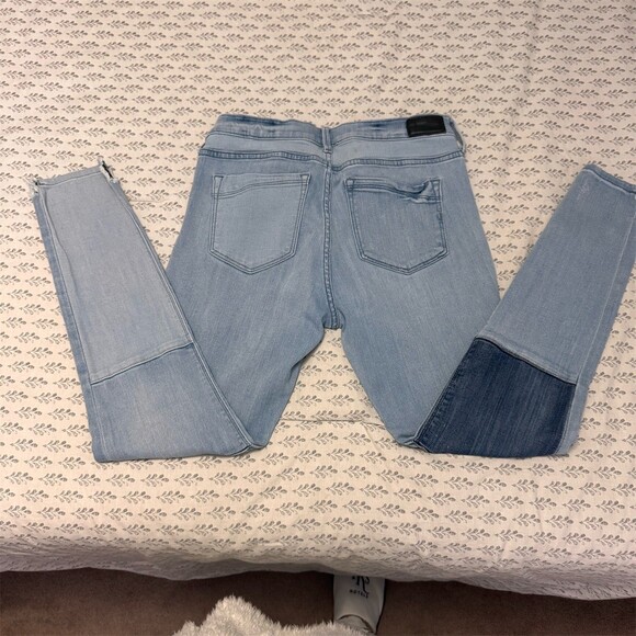 Express Jeans Womens Size 8 Mid Rise Light Wash Skinny Ankle Stretch Jeans - Picture 6 of 9